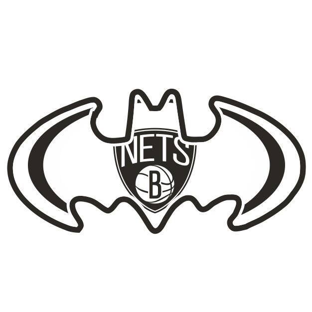 Brooklyn Nets Batman Logo DIY iron on transfer (heat transfer)